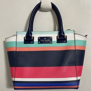 COPY - Kate Spade ♠️ Multicolored Striped Bag